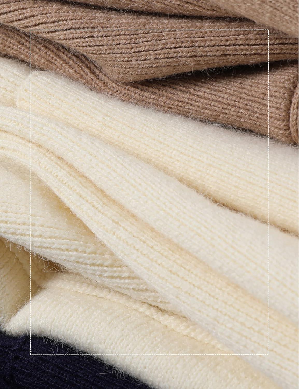 imageHooever Womens Shawl Collar Sweater Oversized Cardigan Open Front Fall Winter Cropped Knit SweaterCaramel