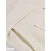 Hooever Women’s Cotton Linen Culottes Pants Elastic Waist Wide Leg Palazzo Trousers Capri Pant(Beige)