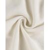 Hooever Women’s Cotton Linen Culottes Pants Elastic Waist Wide Leg Palazzo Trousers Capri Pant(Beige)
