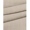 Hooever Women’s Cotton Linen Culottes Pants Elastic Waist Wide Leg Palazzo Trousers Capri Pant(Lightkhaki)
