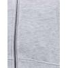 Hooever Womens Cute Workout Cropped Zip Up Drawstring Hoodie Sweatshirt Jacket(Grey)